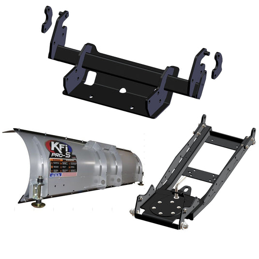 KFI UTV Snow Plow Kit With Glacier Mount For Polaris Ranger XP1000 NorthStar PREM 2018-2025