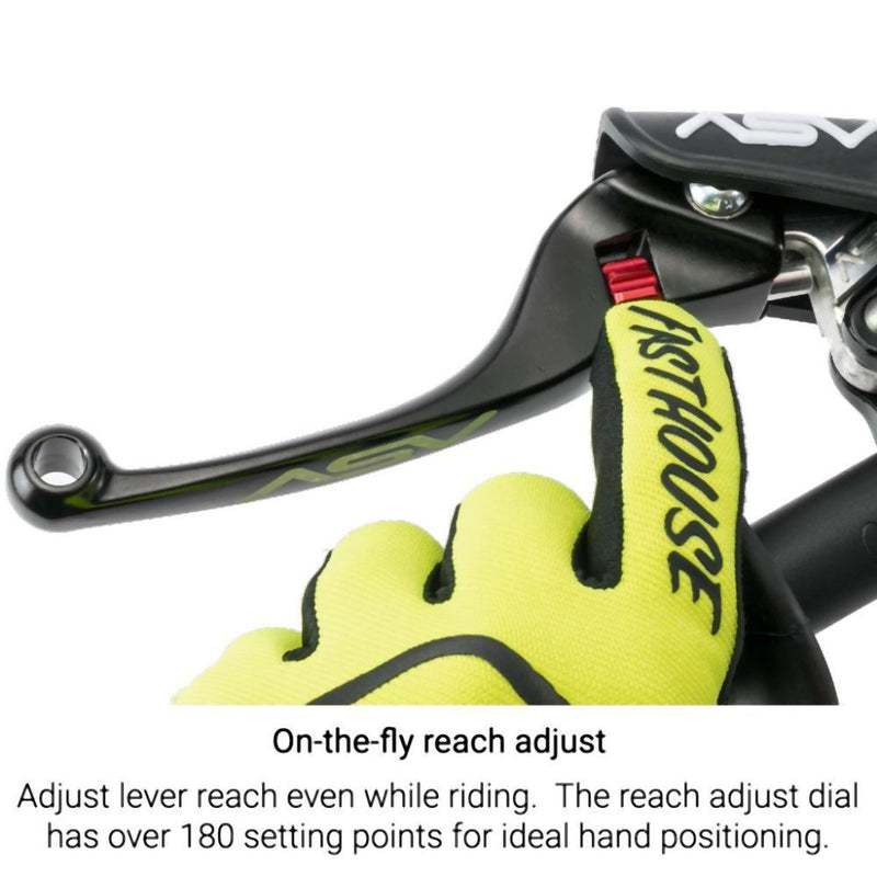 Load image into Gallery viewer, ASV Red F4 Quad Model Clutch + Brake Lever Pro Pack For Kawasaki KFX450R 2008-2014
