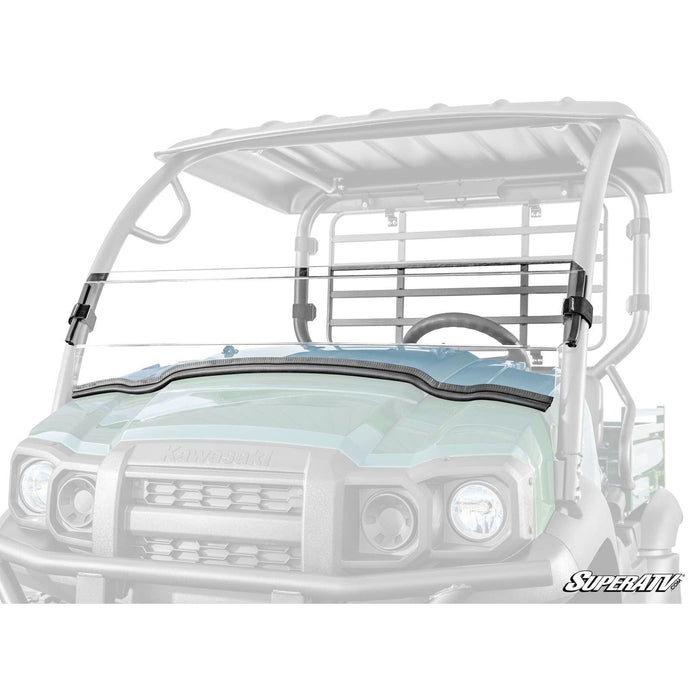 SuperATV Kawasaki Mule SX Half Windshield HWS-K-MULE-SX-75