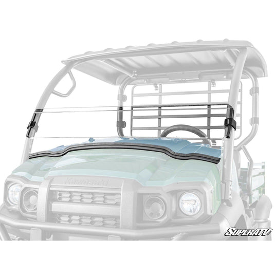 SuperATV Kawasaki Mule SX Half Windshield HWS-K-MULE-SX-75