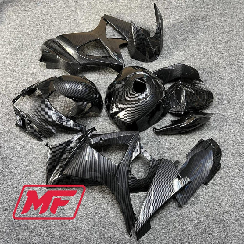 Load image into Gallery viewer, Monster Fairings Full Kit Suzuki GSXR1000 07-08 Carbon Fiber Style + Windshield + Gas Tank Cover

