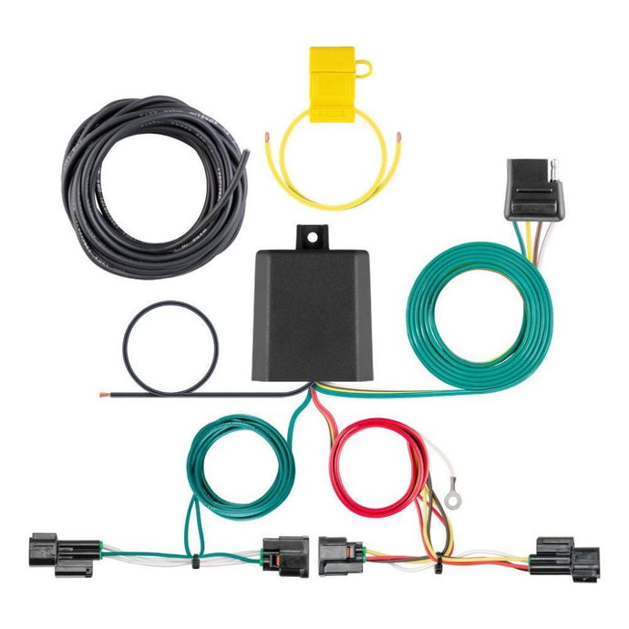 Curt Custom Wiring Harness, 4-Way Flat Output fits Select Honda HR-V