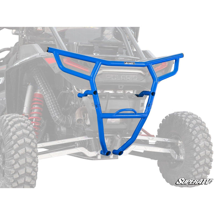 SuperATV Polaris RZR XP 1000 2017-2023 (with 18mm socket) Rear Bumper Voodoo Blue RBG-P-RZRXPT-001-16