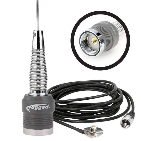 Rugged Radios VHF Antenna Kit with 1/2 Wave No Ground Plane (NGP) Antenna & NMO Mount ANT-SPARE-KIT-V