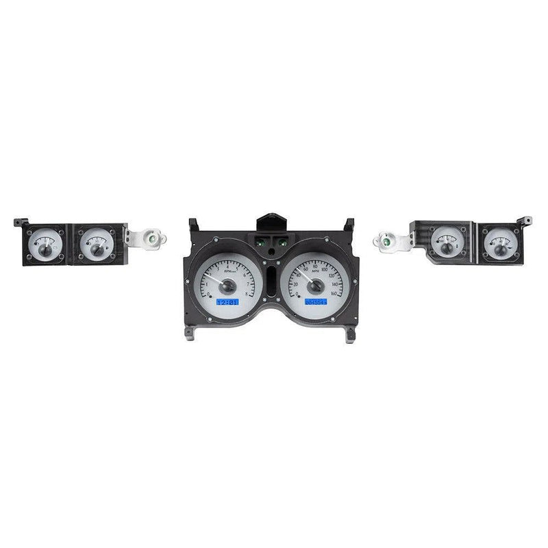 Load image into Gallery viewer, Dakota Digital 1973-1977 Chevrolet Malibu/Monte Carlo/El Camino/GMC Sprint VHX Silver Blue Display Gauge Kit VHX-73C-CVL-S-B
