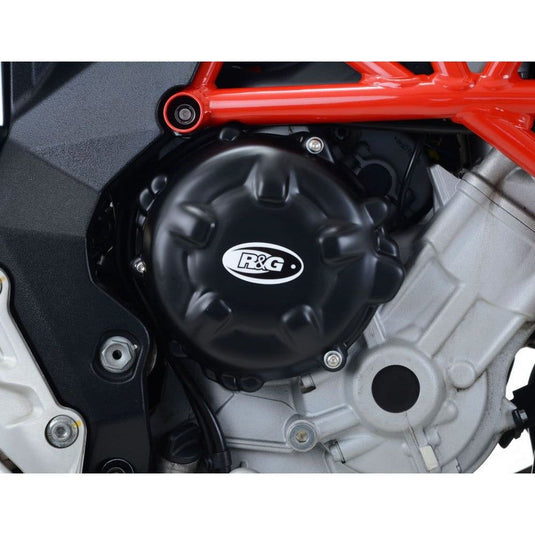 R&G Racing Black Engine Case Covers Clutch For 2015-2016 MV Agusta Stradale 800