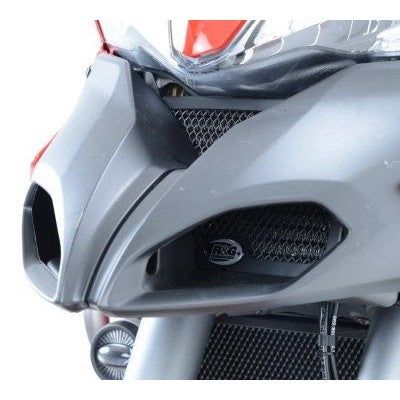 Load image into Gallery viewer, R&amp;G Racing Red Oil Cooler Guard For 2010-2014 Ducati Multistrada 1200
