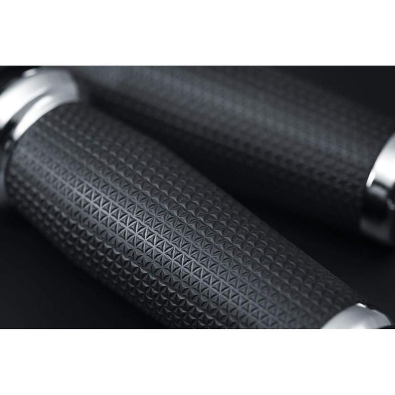 Load image into Gallery viewer, Kuryakyn Thresher Grips For V-Twin TBW TBW Chrome
