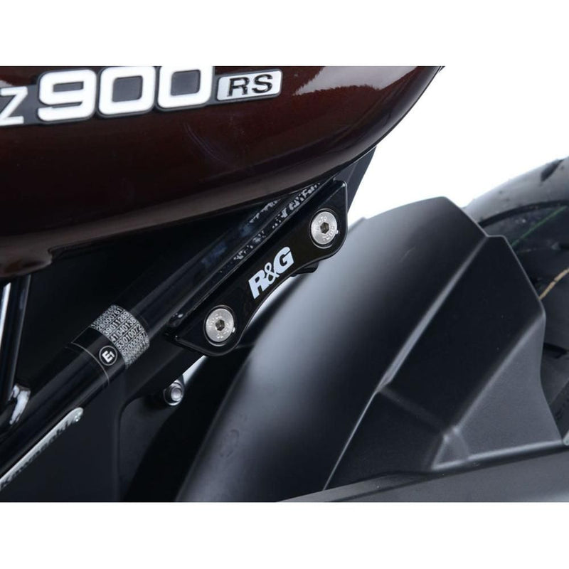 Load image into Gallery viewer, R&amp;G Racing Silver Rear Foot Rest Delete Blanking Plates BLP0065SI
