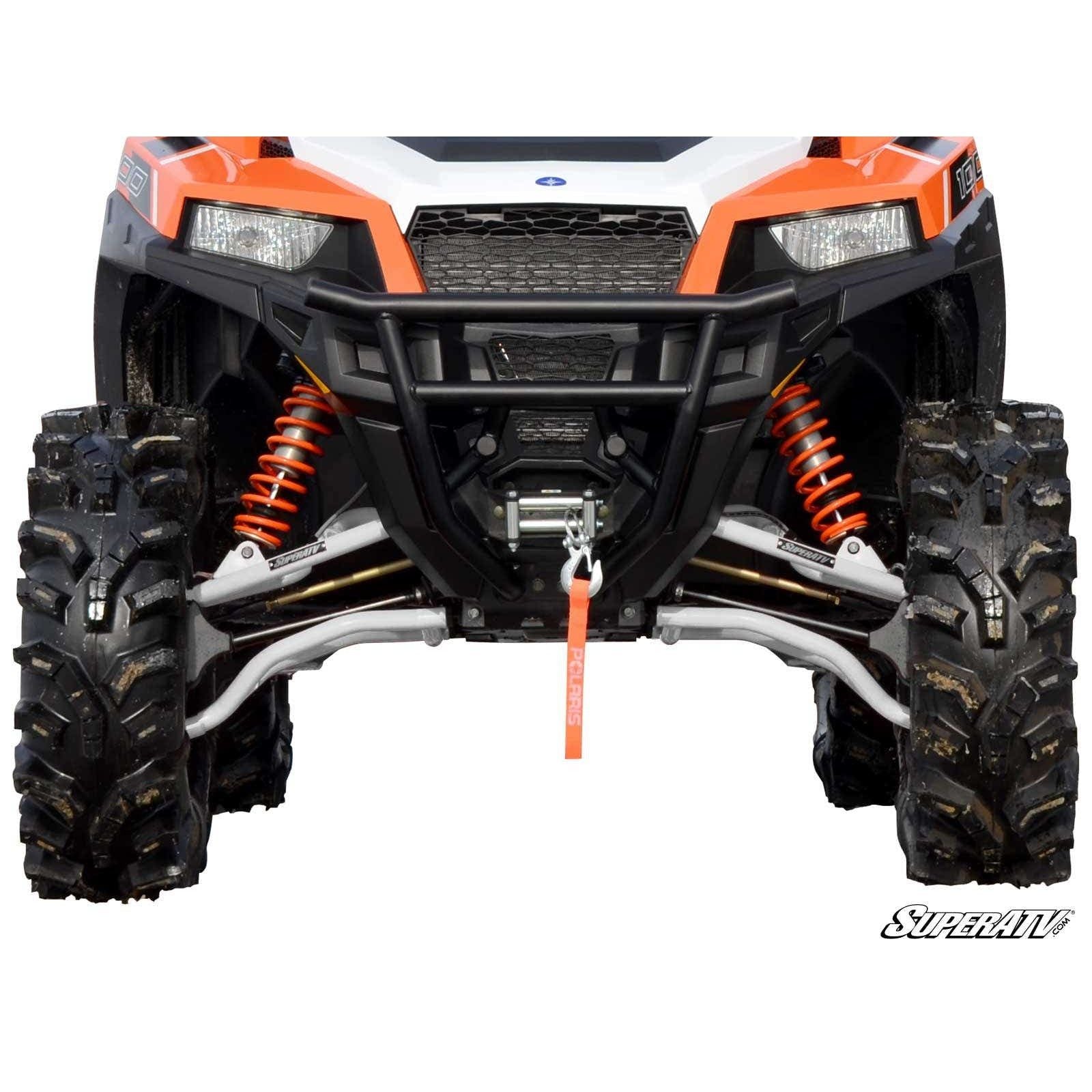 SuperATV Polaris General 2017+ High-Clearance A-Arms White Aluminum 1.5in Offset Super Duty 300M AA-P-RZR900S-1.5-HC-001-BSD-07