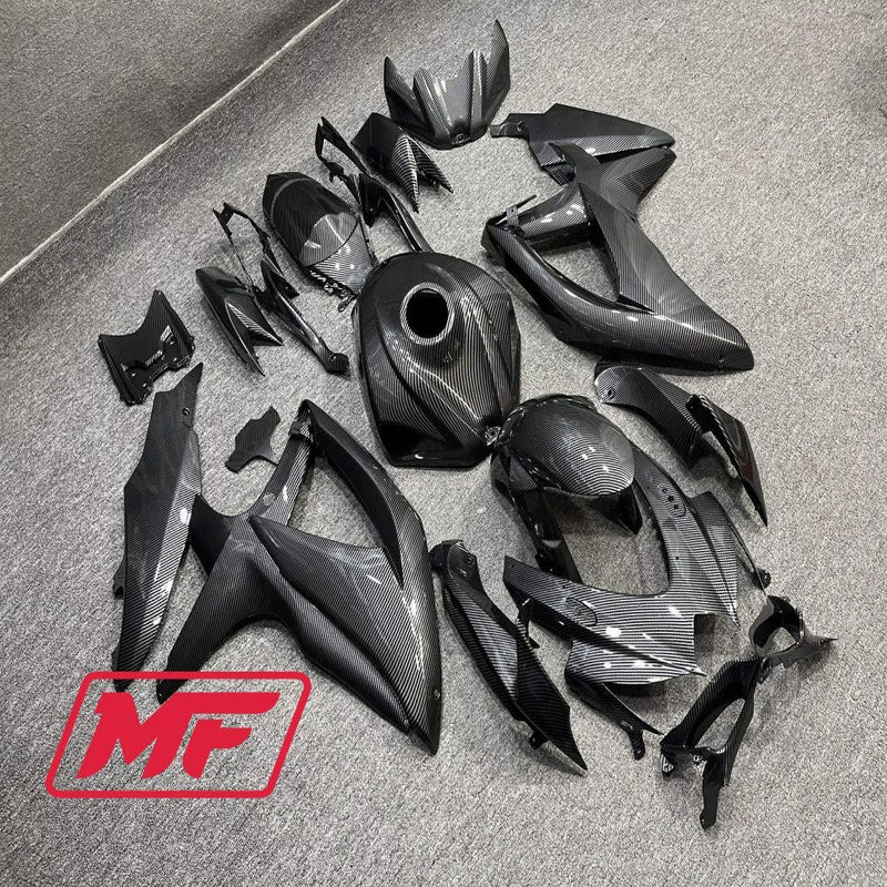 Load image into Gallery viewer, Monster Fairings Full Kit Suzuki GSXR600-750 08-10 Carbon Fiber Style + Windshield + Gas Tank Cover
