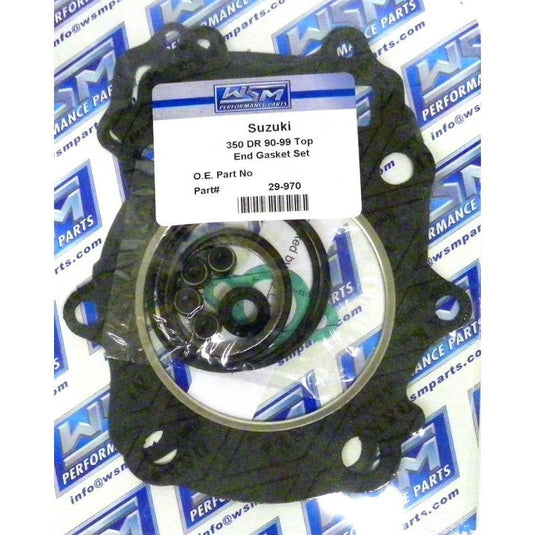 WSM Top End Gasket Kit For Suzuki 350 DR 90-99 29-970