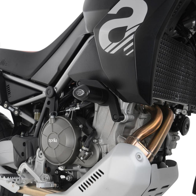 R&G Racing Black Aero Style Crash Protection Bobbins For 2022-2024 Aprilia Tuareg 660