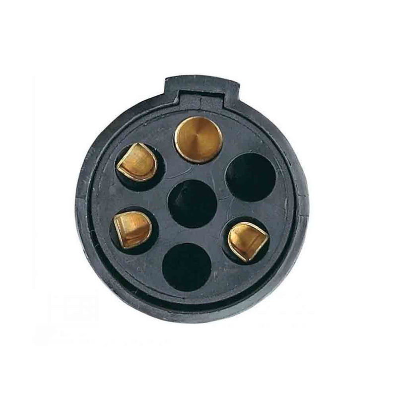 Load image into Gallery viewer, 7-Way Round Pin to 4-Flat Adapter
