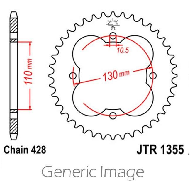 Load image into Gallery viewer, Front &amp; Rear Steel Sprocket Kit for ATV/UTV HONDA TRX90EX FourTrax 1993-2001
