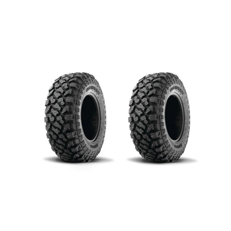 Load image into Gallery viewer, Kenda Set of Two K3204R Klever XT Front Radial Tires (8 Ply) [27x9R-14]
