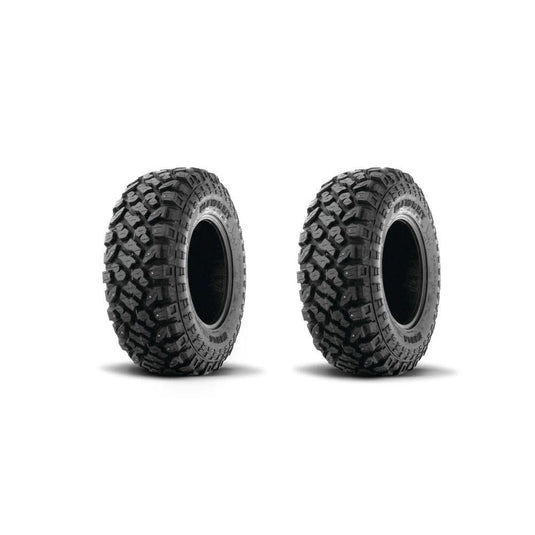 Kenda Set of Two K3204R Klever XT Front Radial Tires (8 Ply) [27x9R-14]