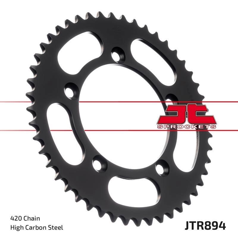 JT Sprockets Rear Steel Sprocket 48 Tooth 48T 420 Chain For Husqvarna TC65 2017-2024 JTR894.48