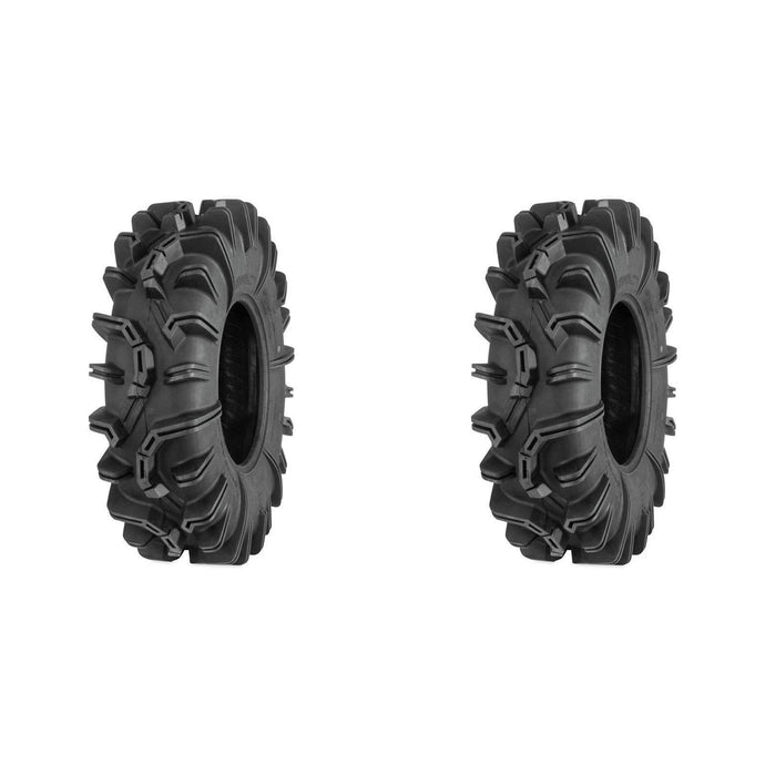 Set of 2 QUADBOSS QBT673 Front/Rear Tires 30x10R-14 6-ply