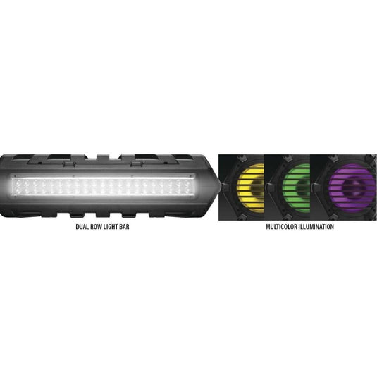 Boss Audio Systems 8" Bluetooth Sound System with LED Bar And Storage Black Plug-and-Play