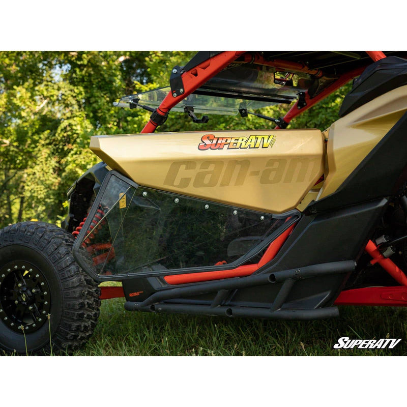 Load image into Gallery viewer, SuperATV Can-Am Maverick X3 Clear Lower Doors DOOR-CA-X3-004-75
