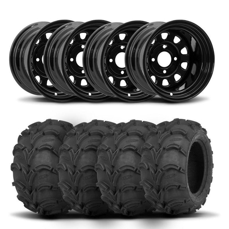 Load image into Gallery viewer, ITP Delta Steel 14" Wheels And Mud Lite Tires [30x12-14]
