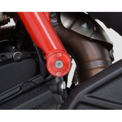 Load image into Gallery viewer, R&amp;G Racing Red Frame Plug For 2022-2024 Ducati DesertX

