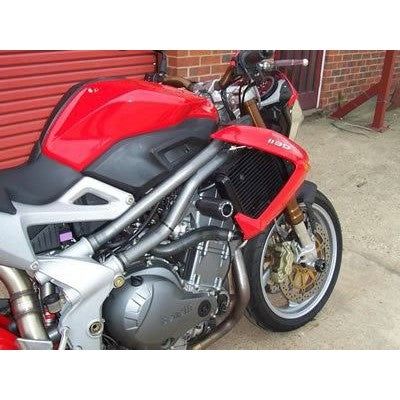 Load image into Gallery viewer, R&amp;G Racing Black Classic Style Crash Protectors For 2005-2009 Benelli Caf Racer 1130
