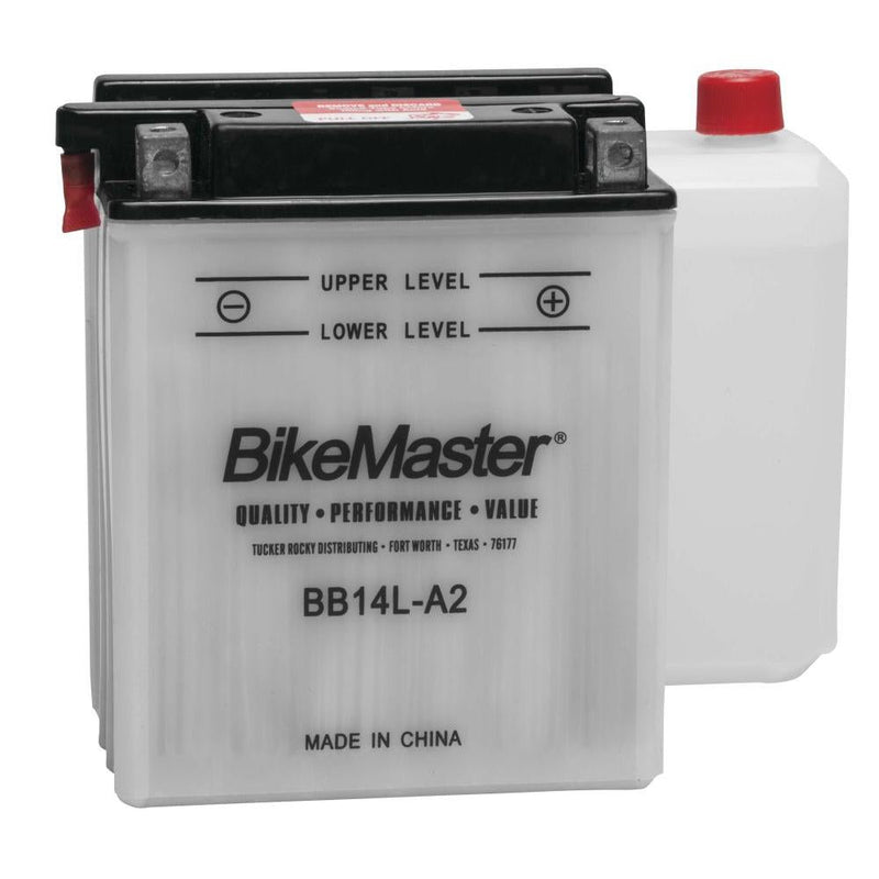 Load image into Gallery viewer, BikeMaster Performance Conventional Battery For Yamaha TX650 1974 White
