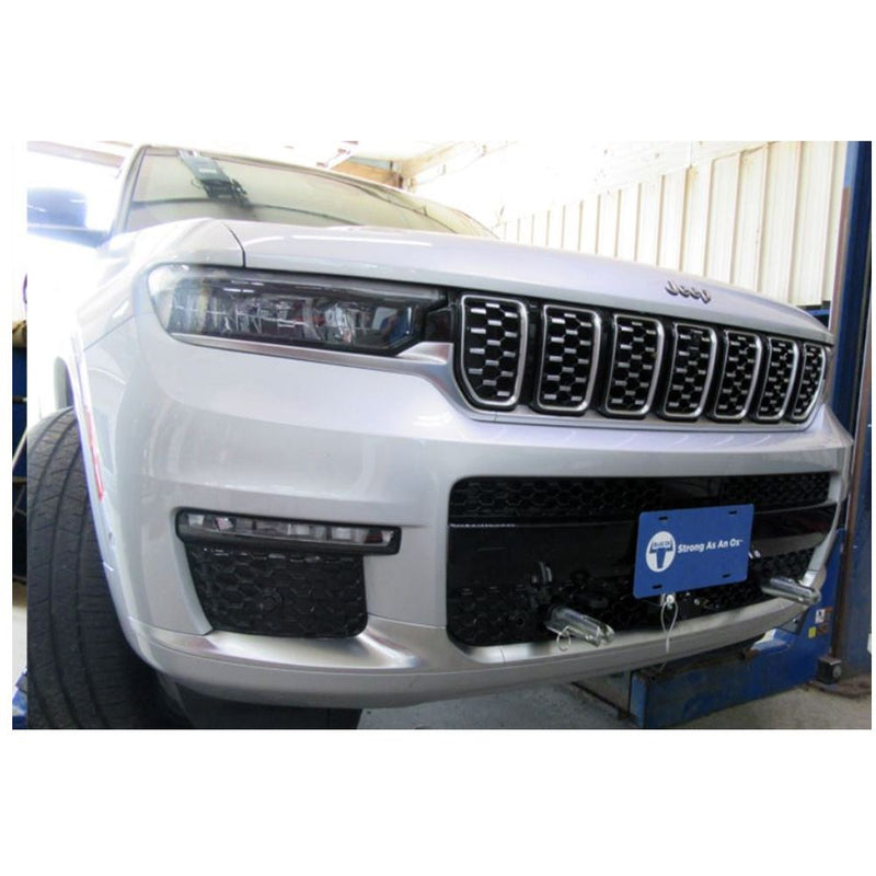 Load image into Gallery viewer, Blue Ox Alpha 2 Tow Bar (6,500 lbs. cap.) &amp; Baseplate Combo fits Select Jeep Grand Cherokee L (No Overland) (Includes ACC &amp; Shutters)
