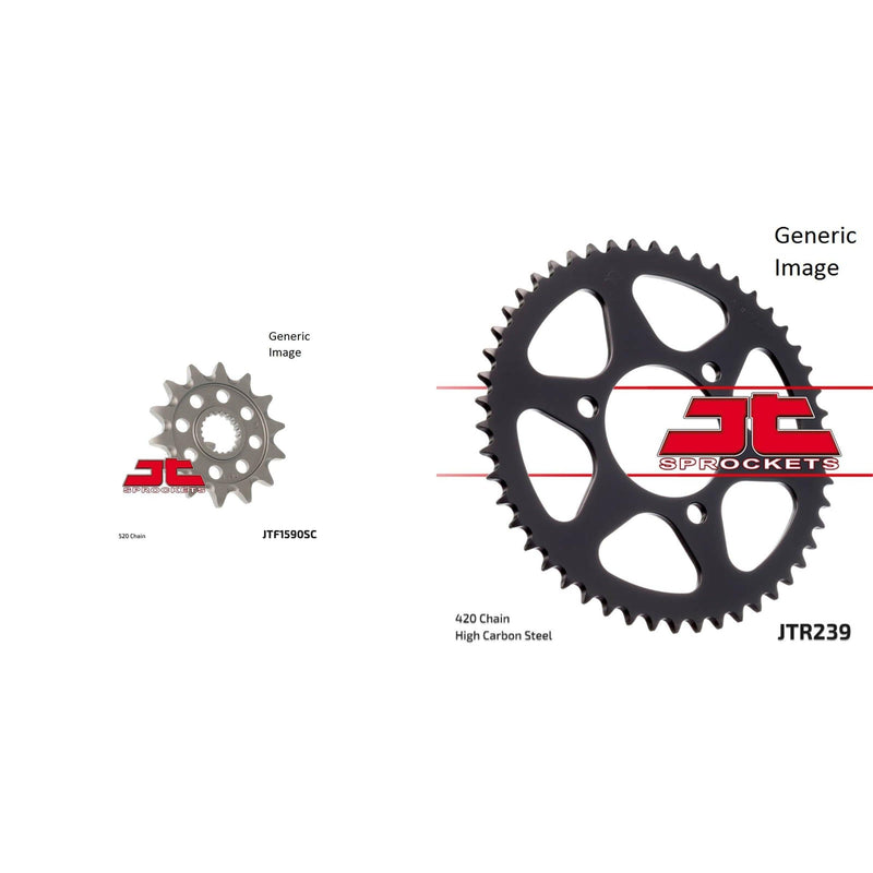 Load image into Gallery viewer, Front and Rear Steel Sprocket Kit for OffRoad YAMAHA WR250 R 2008-2015

