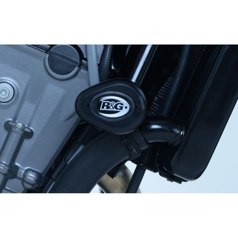 Load image into Gallery viewer, R&amp;G Racing Black Aero Style Crash Protectors CP0446BL
