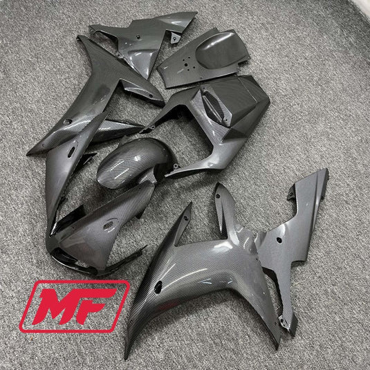 Monster Fairings Full Kit Yamaha R1 02-03 Carbon Fiber Style + Windshield + Gas Tank Cover