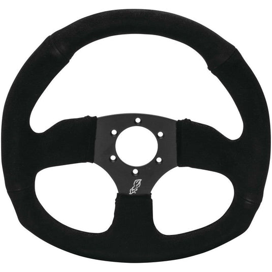 DragonFire Racing Steering Wheels D-Shaped Black - 04-0303