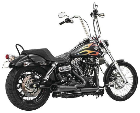 Two Brothers Racing 2-Into-1 Black Turnout Racing Exhaust 005-5130199-B