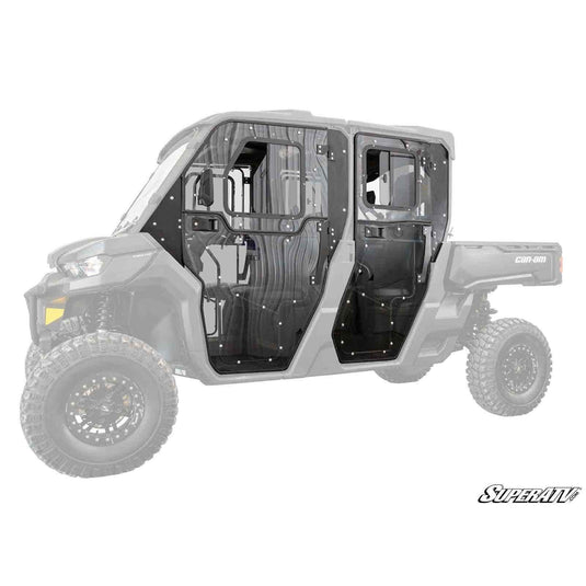SuperATV Can-Am Defender MAX Convertible Cab Enclosure Doors DOOR-CA-DEF4-72