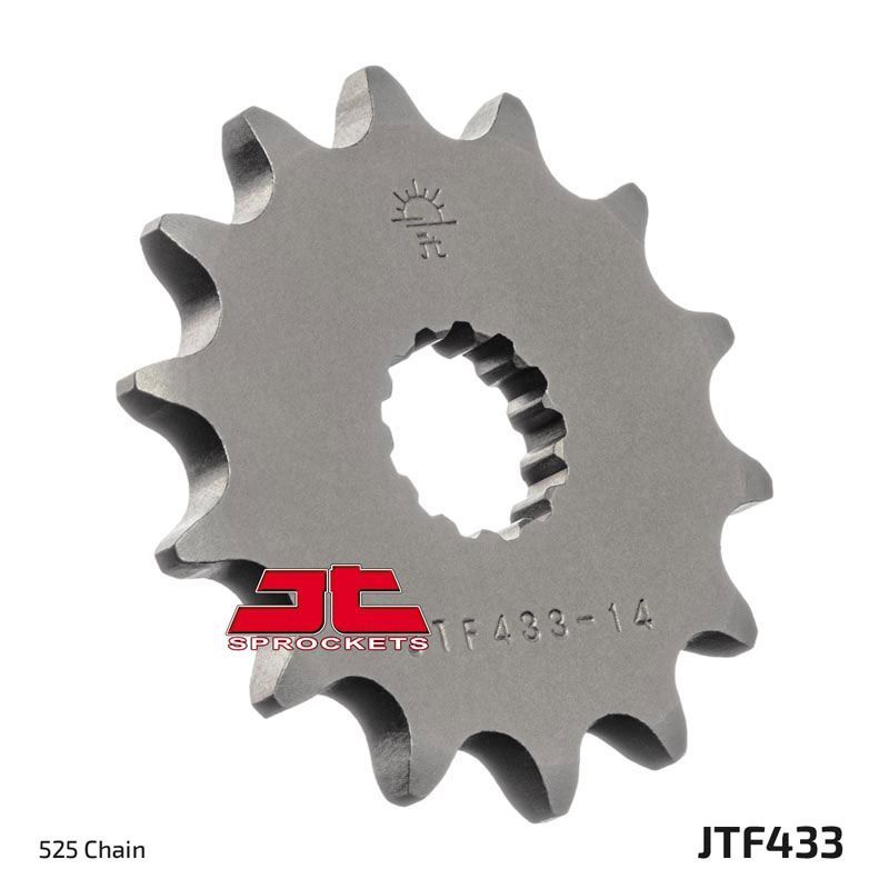 JT Sprockets Front Steel Sprocket 14 Tooth 14T 525 Chain For Suzuki Bandit 400 GSF400 P,R 1993-1994 JTF433.14