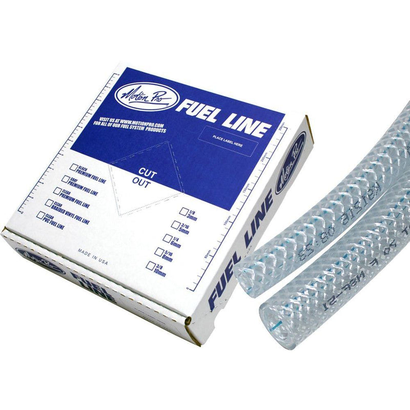 Load image into Gallery viewer, Motion Pro Braided Vinyl Fuel Line 3/16"X25' 12-0009
