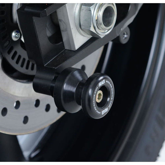 R&G Racing Black Cotton Reels For 2008-2013 Aprilia Mana 850