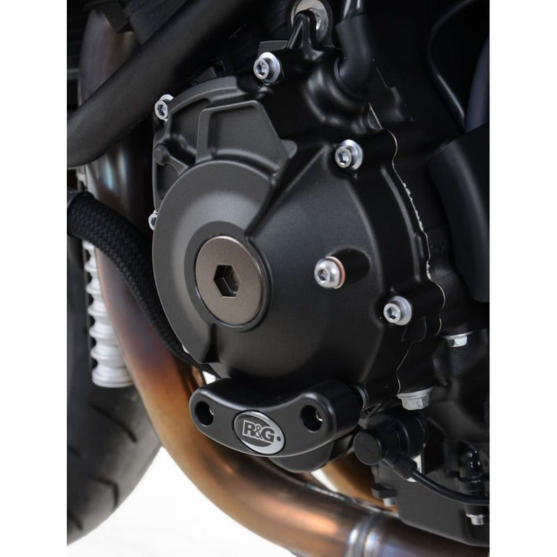 Load image into Gallery viewer, R&amp;G Racing Black Engine Case Sliders LHS For 2018-2024 Yamaha MT-10
