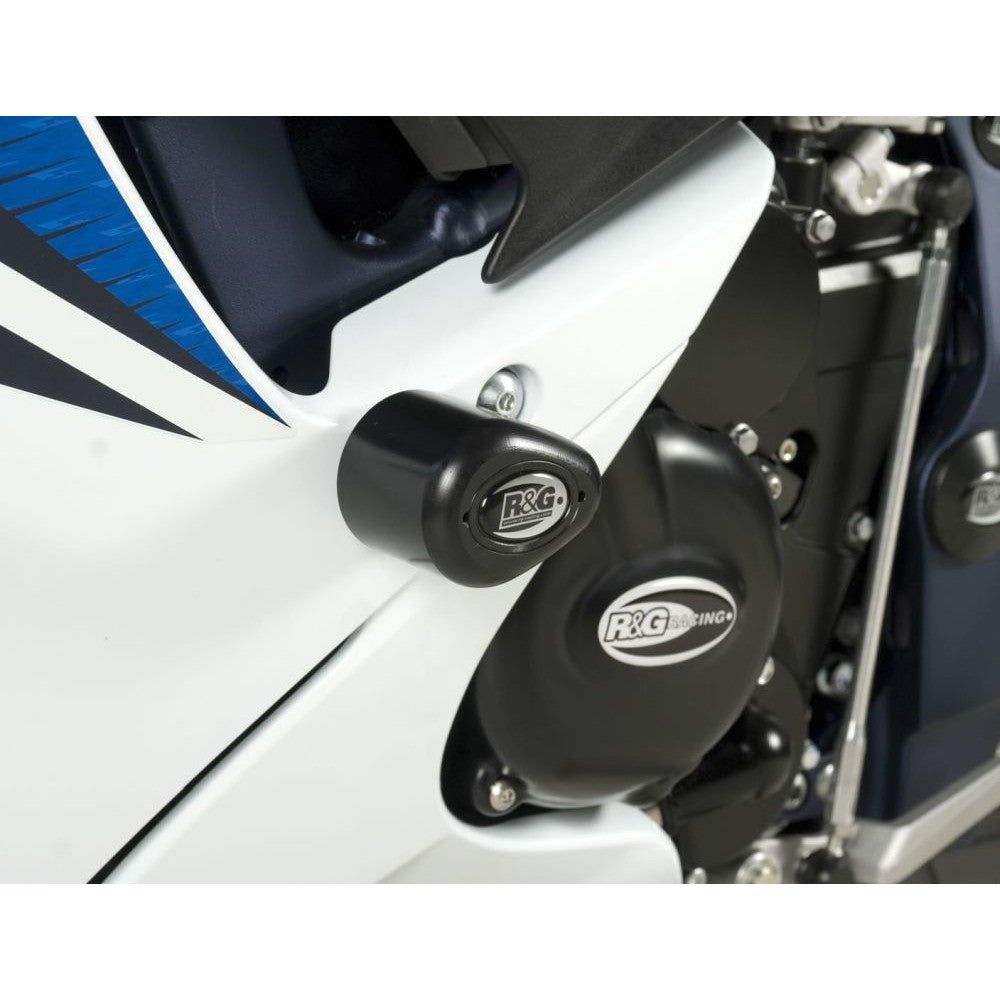 R&G Racing White Aero Style Crash Protectors For 2011-2018 Suzuki GSXR600