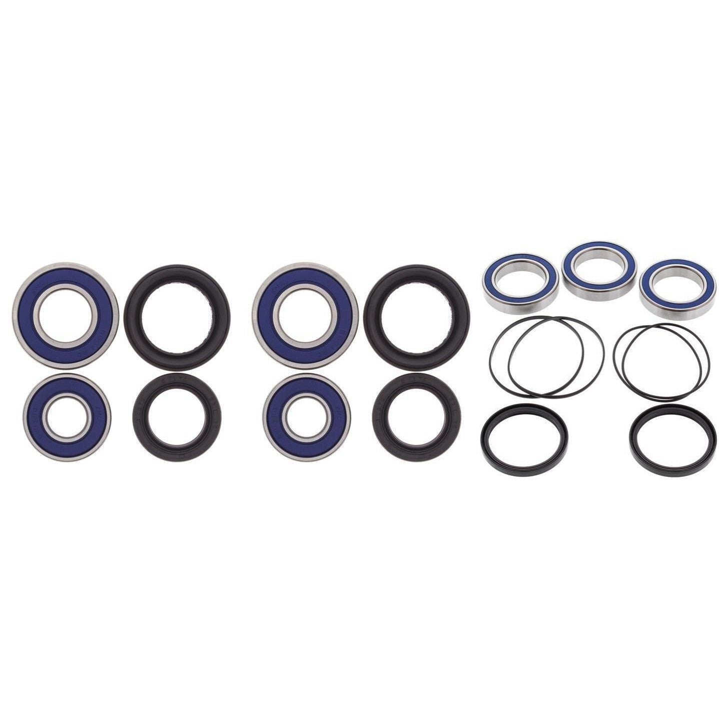 Complete Bearing Kit for Front and Rear Wheels fit Honda TRX450R 04-09