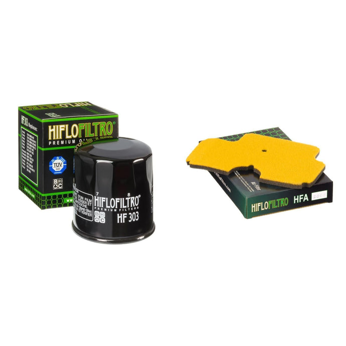HIFLO FILTRO Oil and Air Filter Kit for KAWASAKI KLE650 Versys City 11