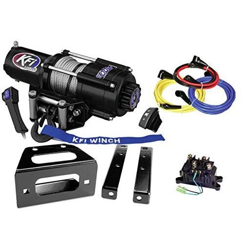 Load image into Gallery viewer, 4500 lb KFI Winch Combo Polaris RZR RZR-S RZR 4 800 2008-2014 RZR 570 2012-2018
