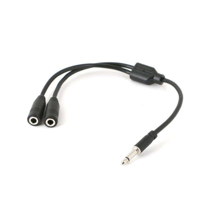 Rugged Radios 3.5mm Mono Plug Y-Splitter for External Speakers SPLITTER-MONO-3.5