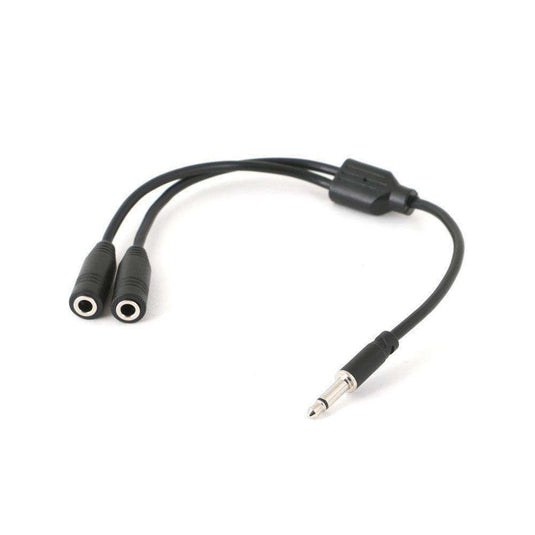 Rugged Radios 3.5mm Mono Plug Y-Splitter for External Speakers SPLITTER-MONO-3.5
