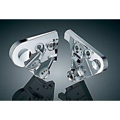Load image into Gallery viewer, Kuryakyn Chrome Driver Footpeg Mounts
