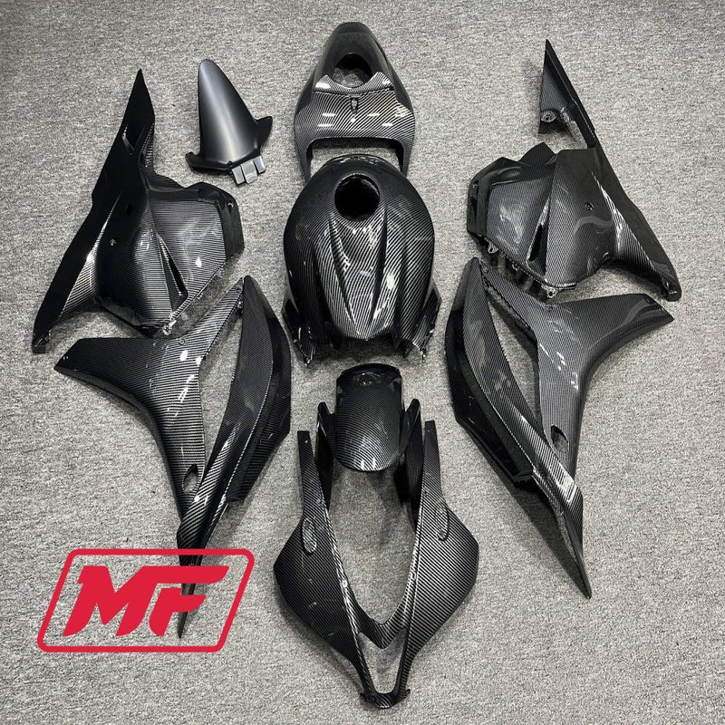 Load image into Gallery viewer, Monster Fairings Full Kit Honda CBR600RR 09-12 Carbon Fiber Style + Windshield + Gas Tank Cover
