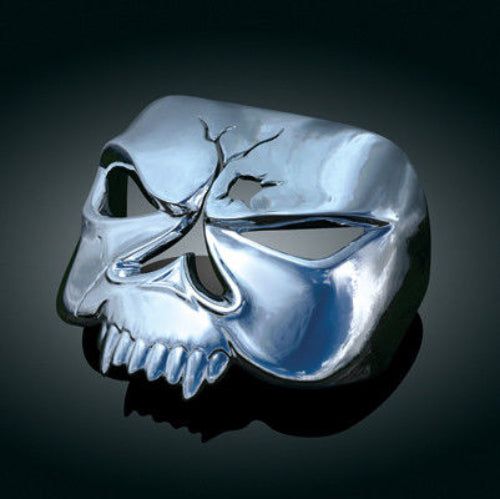 Load image into Gallery viewer, KURYAKYN CHROME ZOMBIE COVER FOR 1973-2017 CONVENTIONAL FENDER TAILLIGHT HARLEYS
