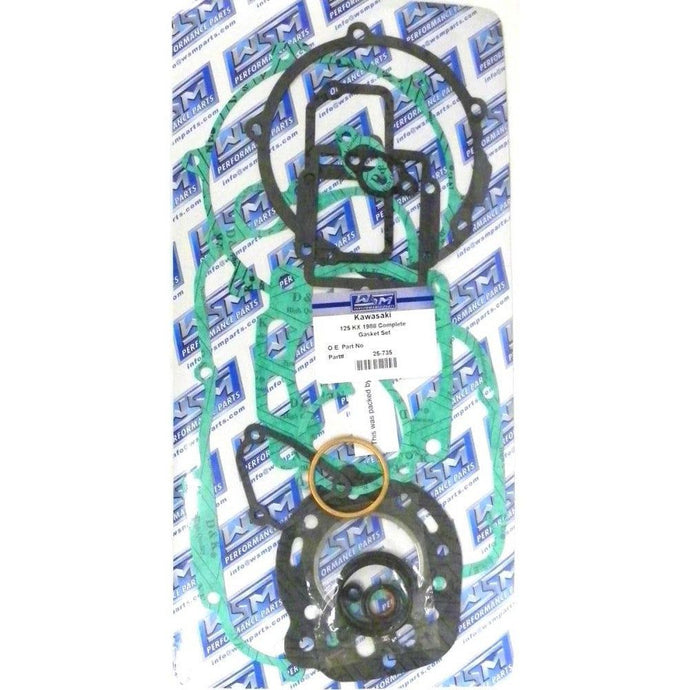 WSM Complete Gasket Kit For Kawasaki 125 KX 1988 25-735